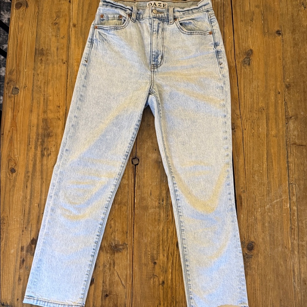 Daze Light Blue Women's Boot Cut Jeans